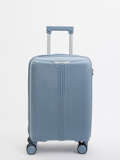 Бледно-голубой чемодан S.Lavia (Славия) - артикул: 0К-00075386 - ракурс 1