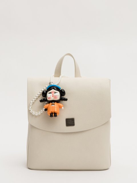 Молочный рюкзак Royal cuir (Royal cuir) - артикул: 0К-00077267 - ракурс 1