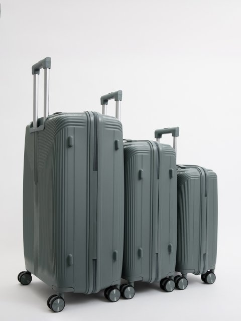 Светло-серый чемодан S.Lavia (Славия) - артикул: 0К-00075392 - ракурс 27