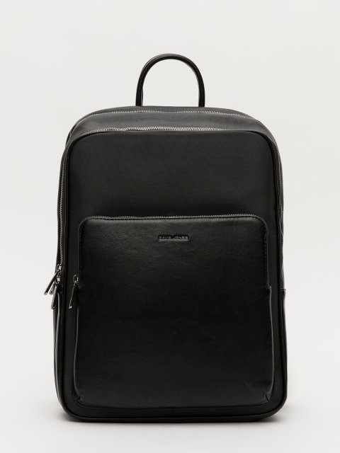 Чёрный рюкзак David Jones (Дэвид Джонс) - артикул: 0К-00079776 - ракурс 1
