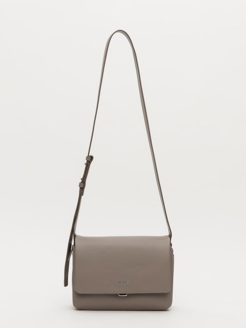 Серо-коричневый кросс-боди David Jones (Дэвид Джонс) - артикул: 0К-00079077 - ракурс 1