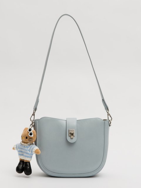 Голубой кросс-боди Royal cuir (Royal cuir) - артикул: 0К-00077354 - ракурс 1