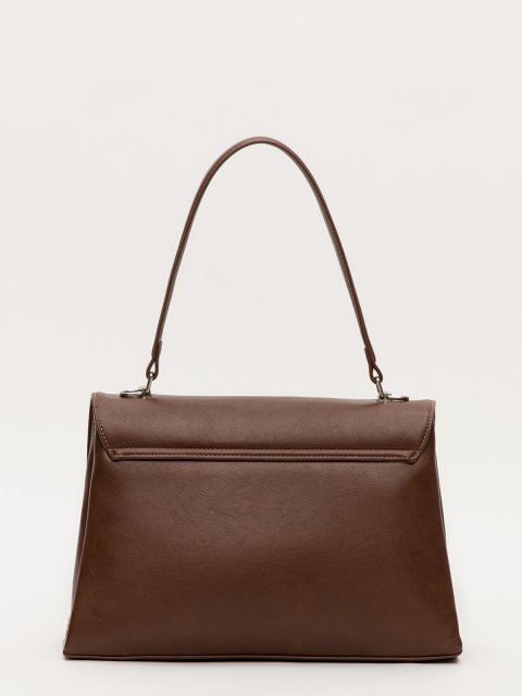 Коричневый сэтчел David Jones (Дэвид Джонс) - артикул: 0К-00079698 - ракурс 2