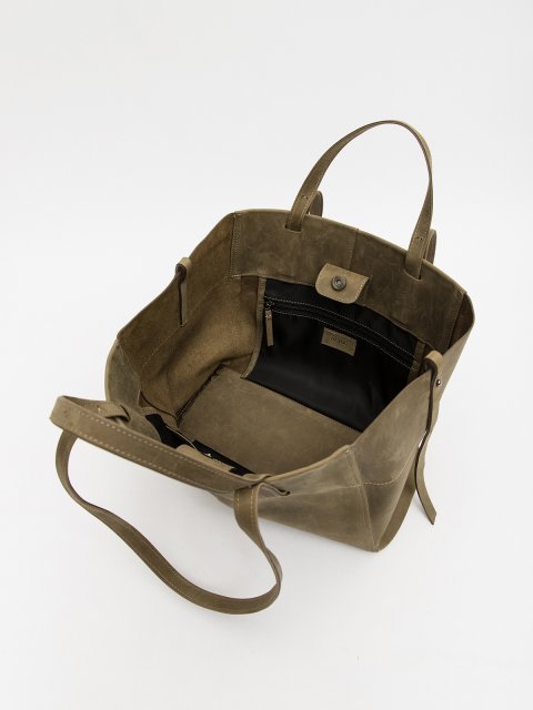 Светло-зеленый шоппер AT YOU (AT YOU) - артикул: AY006 19 77 - ракурс 10