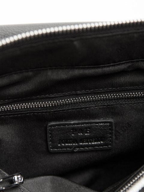 Чёрный сэтчел Polina (Полина) - артикул: 0К-00073172 - ракурс 4