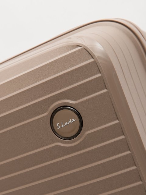 Серо-коричневый чемодан S.Lavia (Славия) - артикул: 0К-00067843 - ракурс 4