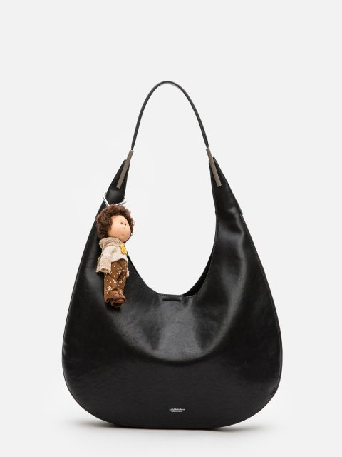 Чёрный хобо Royal cuir (Royal cuir) - артикул: 0К-00080263 - ракурс 2