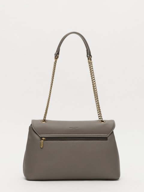 Серо-коричневый кросс-боди David Jones (Дэвид Джонс) - артикул: 0К-00079722 - ракурс 2