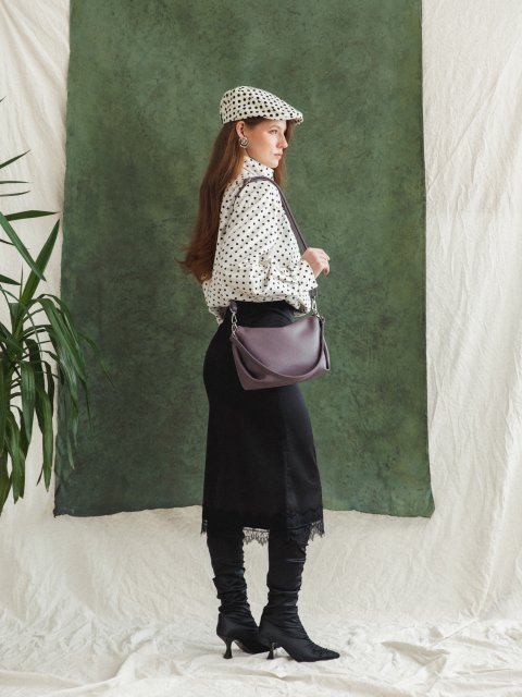 Чёрный кросс-боди S.Lavia (Славия) - артикул: 1598 2710 01 - ракурс 1