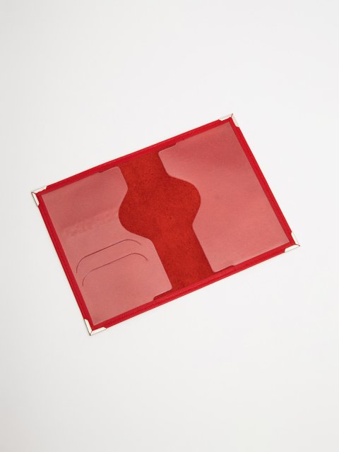 Красная обложка для документов Angelo Bianco (Анджело Бьянко) - артикул: 0К-00053875 - ракурс 1