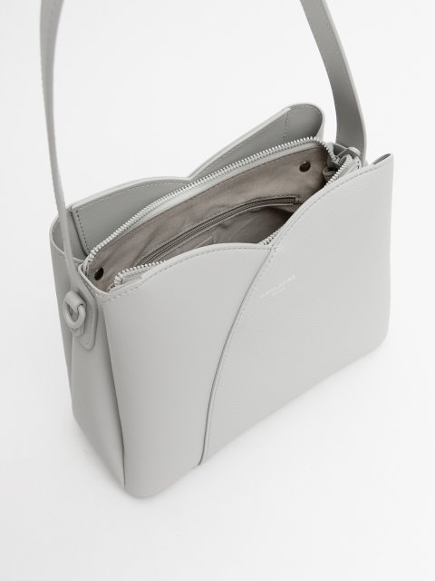 Светло-серый хобо David Jones (Дэвид Джонс) - артикул: 0К-00077143 - ракурс 3