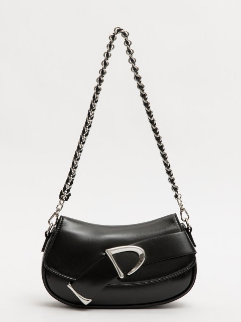 Чёрный кросс-боди Royal cuir (Royal cuir) - артикул: 0К-00077274 - ракурс 1