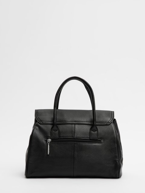 Чёрный сэтчел Polina (Полина) - артикул: 0К-00073133 - ракурс 2