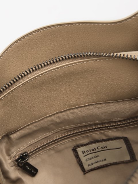 Бежевый хобо Royal cuir. Вид 6.