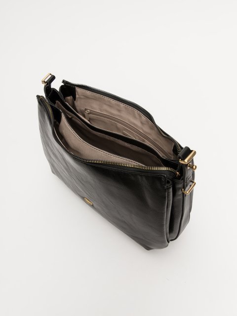 Чёрный кросс-боди David Jones (Дэвид Джонс) - артикул: 0К-00079783 - ракурс 3