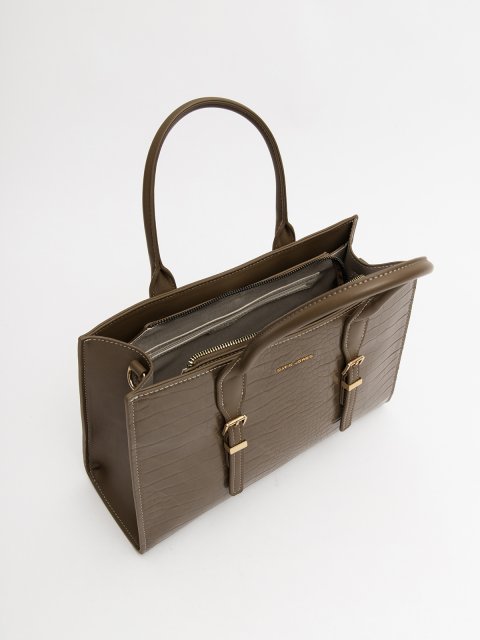 Серо-коричневый тоут David Jones (Дэвид Джонс) - артикул: 0К-00077148 - ракурс 3