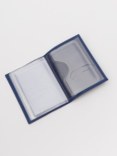 Синяя обложка для документов Angelo Bianco (Анджело Бьянко) - артикул: 0К-00066876 - ракурс 3