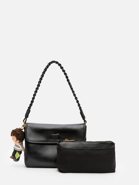 Чёрный кросс-боди Royal cuir (Royal cuir) - артикул: 0К-00080313 - ракурс 1