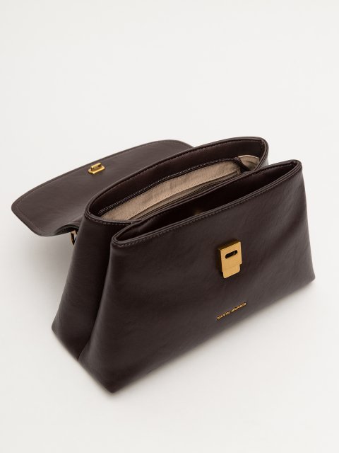 Бордовый сэтчел David Jones (Дэвид Джонс) - артикул: 0К-00079442 - ракурс 3