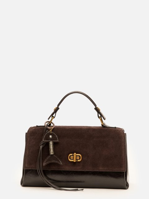 Темно-коричневый сэтчел Royal cuir (Royal cuir) - артикул: 0К-00080291 - ракурс 1