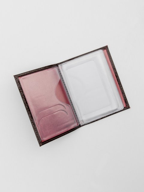 Коричневая обложка для документов Angelo Bianco (Анджело Бьянко) - артикул: 0К-00063964 - ракурс 2