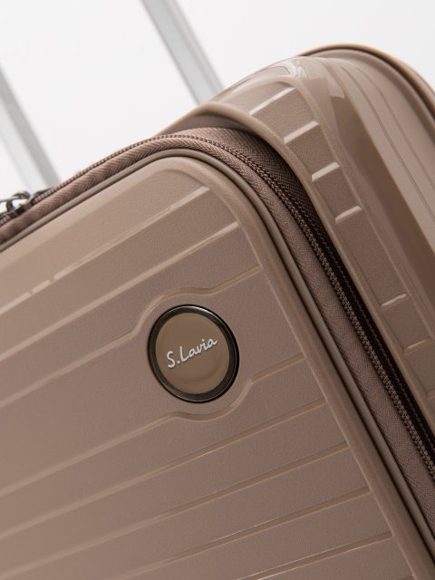 Серо-коричневый чемодан S.Lavia (Славия) - артикул: 0К-00067842 - ракурс 5