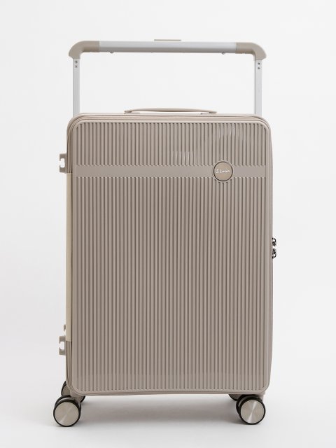 Бежевый чемодан S.Lavia (Славия) - артикул: 0К-00075379 - ракурс 1