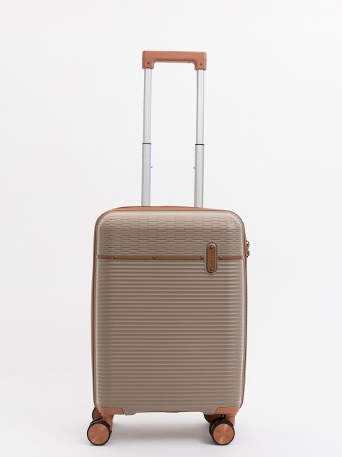 Темно-бежевый чемодан S.Lavia (Славия) - артикул: 0К-00075328 - ракурс 3