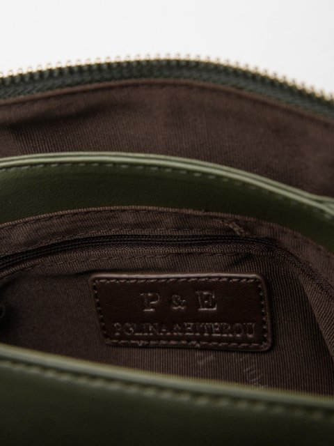 Зелёный кросс-боди Polina (Полина) - артикул: 0К-00073161 - ракурс 4