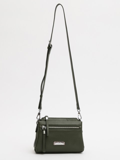 Зелёный кросс-боди Polina (Полина) - артикул: 0К-00073161 - ракурс 1