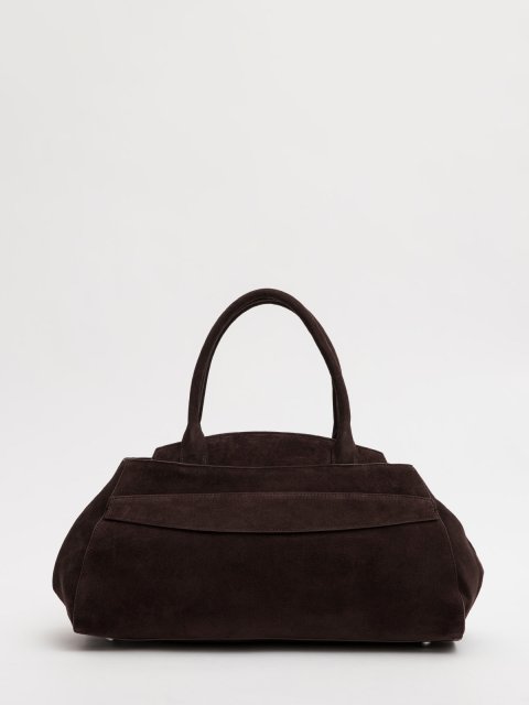 Темно-коричневый саквояж Polina (Полина) - артикул: 0К-00073164 - ракурс 1