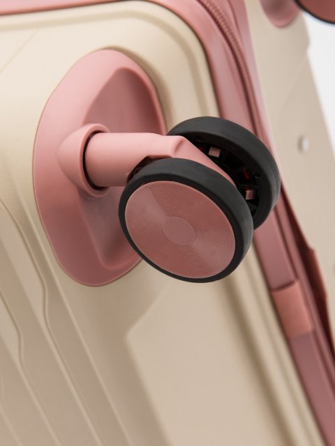 Бежево-розовый чемодан S.Lavia (Славия) - артикул: 0К-00067819 - ракурс 8