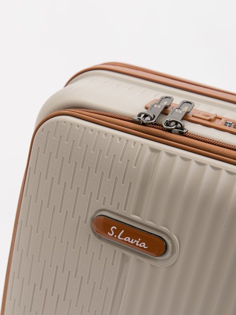 Бежевый чемодан S.Lavia (Славия) - артикул: 0К-00075369 - ракурс 4