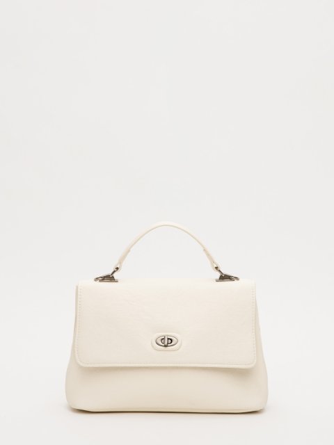 Белый сэтчел Royal cuir (Royal cuir) - артикул: 0К-00077991 - ракурс 1