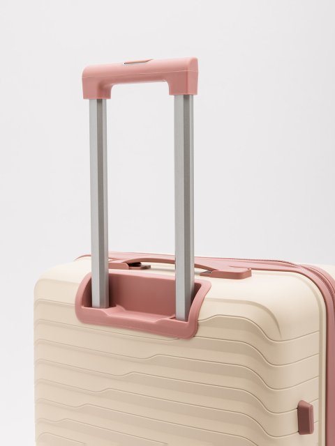 Бежево-розовый чемодан S.Lavia (Славия) - артикул: 0К-00067819 - ракурс 6