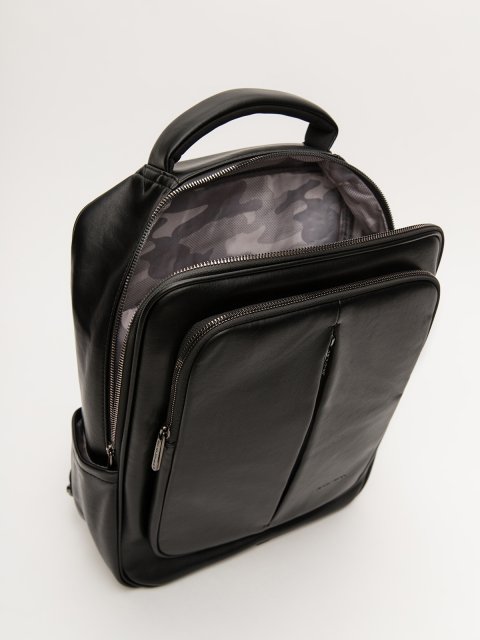 Чёрный рюкзак David Jones (Дэвид Джонс) - артикул: 0К-00079780 - ракурс 3