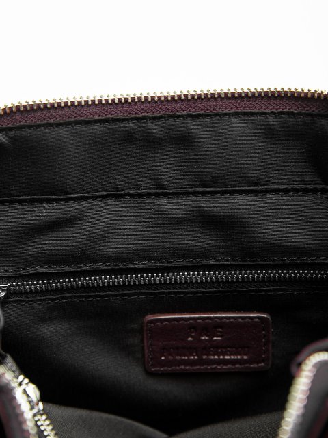 Бордовый сэтчел Polina (Полина) - артикул: 0К-00073173 - ракурс 4