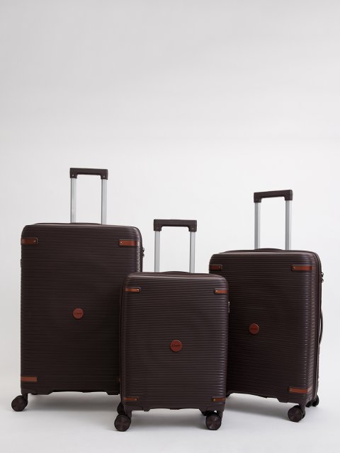 Коричневый чемодан S.Lavia (Славия) - артикул: 0К-00075371 - ракурс 4