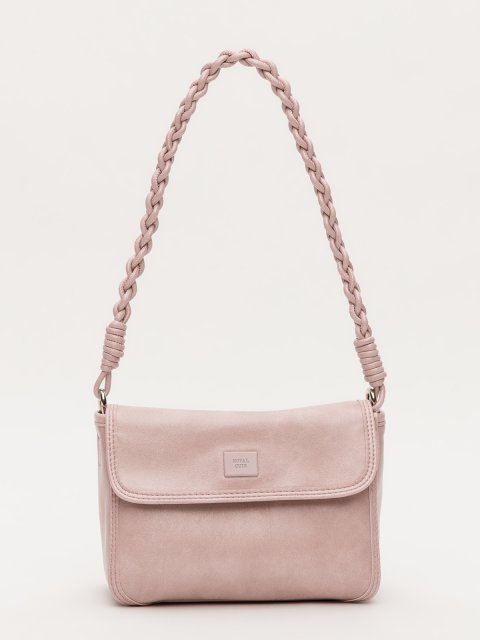 Розовый кросс-боди Royal cuir. Вид 2.