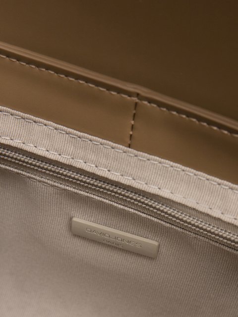 Темно-бежевый кросс-боди David Jones (Дэвид Джонс) - артикул: 0К-00079056 - ракурс 4