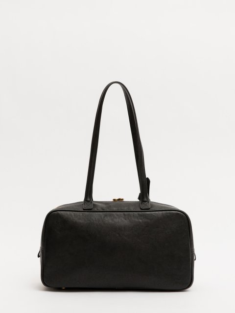 Чёрный саквояж Royal cuir (Royal cuir) - артикул: 0К-00075951 - ракурс 2