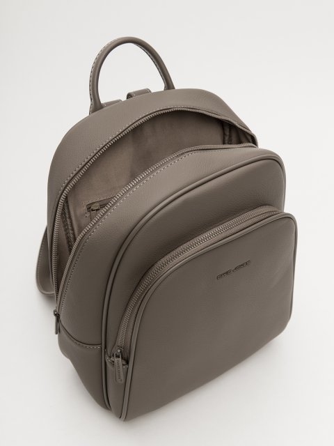 Серо-коричневый рюкзак David Jones (Дэвид Джонс) - артикул: 0К-00079068 - ракурс 3