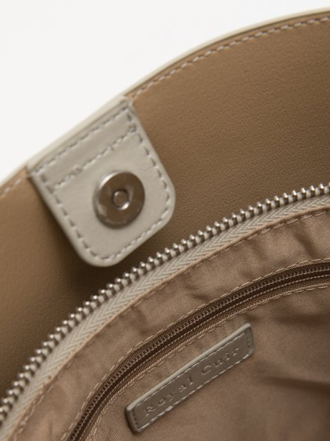 Светло-серый кросс-боди Royal cuir (Royal cuir) - артикул: 0К-00077370 - ракурс 4