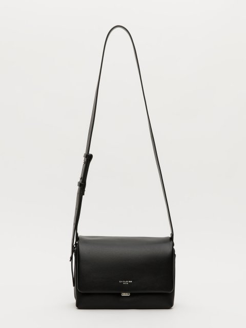 Чёрный кросс-боди David Jones (Дэвид Джонс) - артикул: 0К-00079074 - ракурс 1