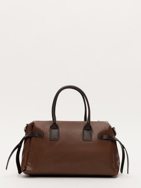 Коричневый саквояж David Jones (Дэвид Джонс) - артикул: 0К-00079061 - ракурс 2