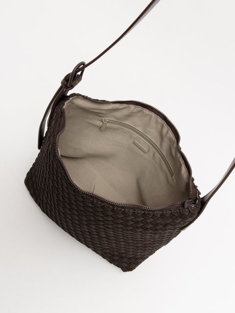 Темно-коричневый хобо David Jones (Дэвид Джонс) - артикул: 0К-00077171 - ракурс 3