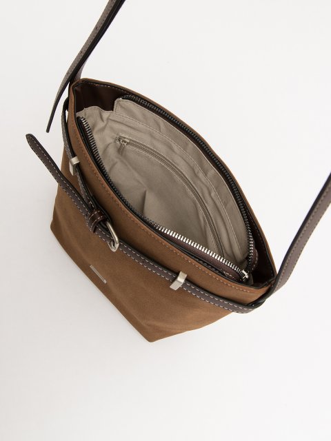 Коричневый кросс-боди David Jones (Дэвид Джонс) - артикул: 0К-00077184 - ракурс 3