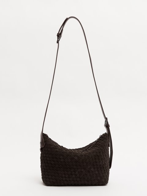 Темно-коричневый хобо David Jones (Дэвид Джонс) - артикул: 0К-00077171 - ракурс 2