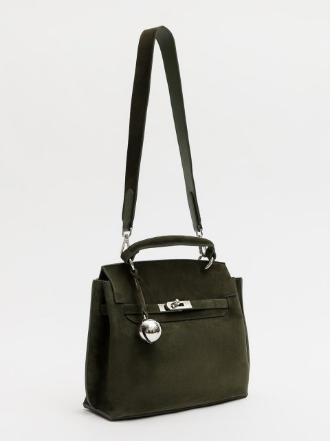 Оливковый сэтчел Balina (Balina) - артикул: 0К-00075568 - ракурс 3