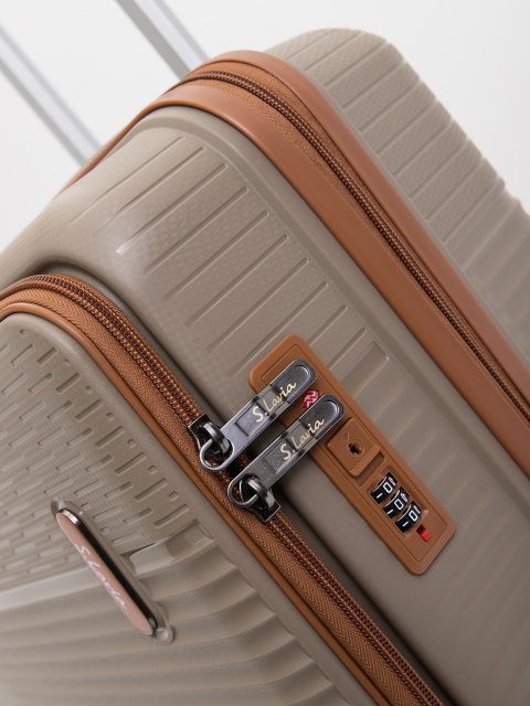 Темно-бежевый чемодан S.Lavia (Славия) - артикул: 0К-00075366 - ракурс 5